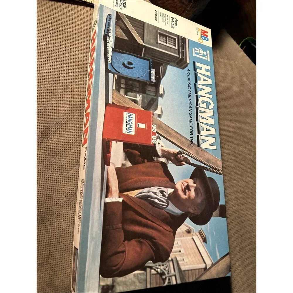 Milton Bradley Hangman Vintage 1976 Complete Board Game Vincent Price Excel Cond